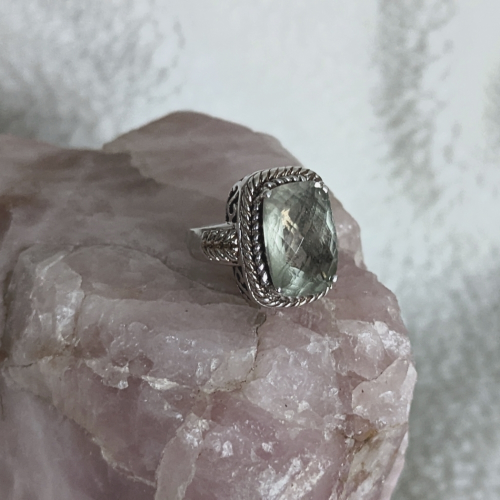 Prasiolite Ring!